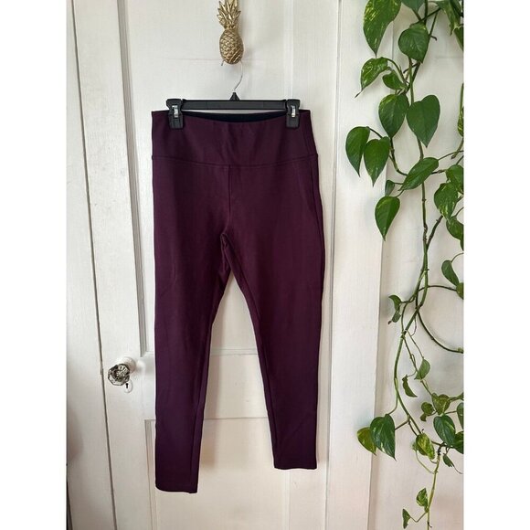 Eddie Bauer women’s size medium maroon leggings - Picture 1 of 6